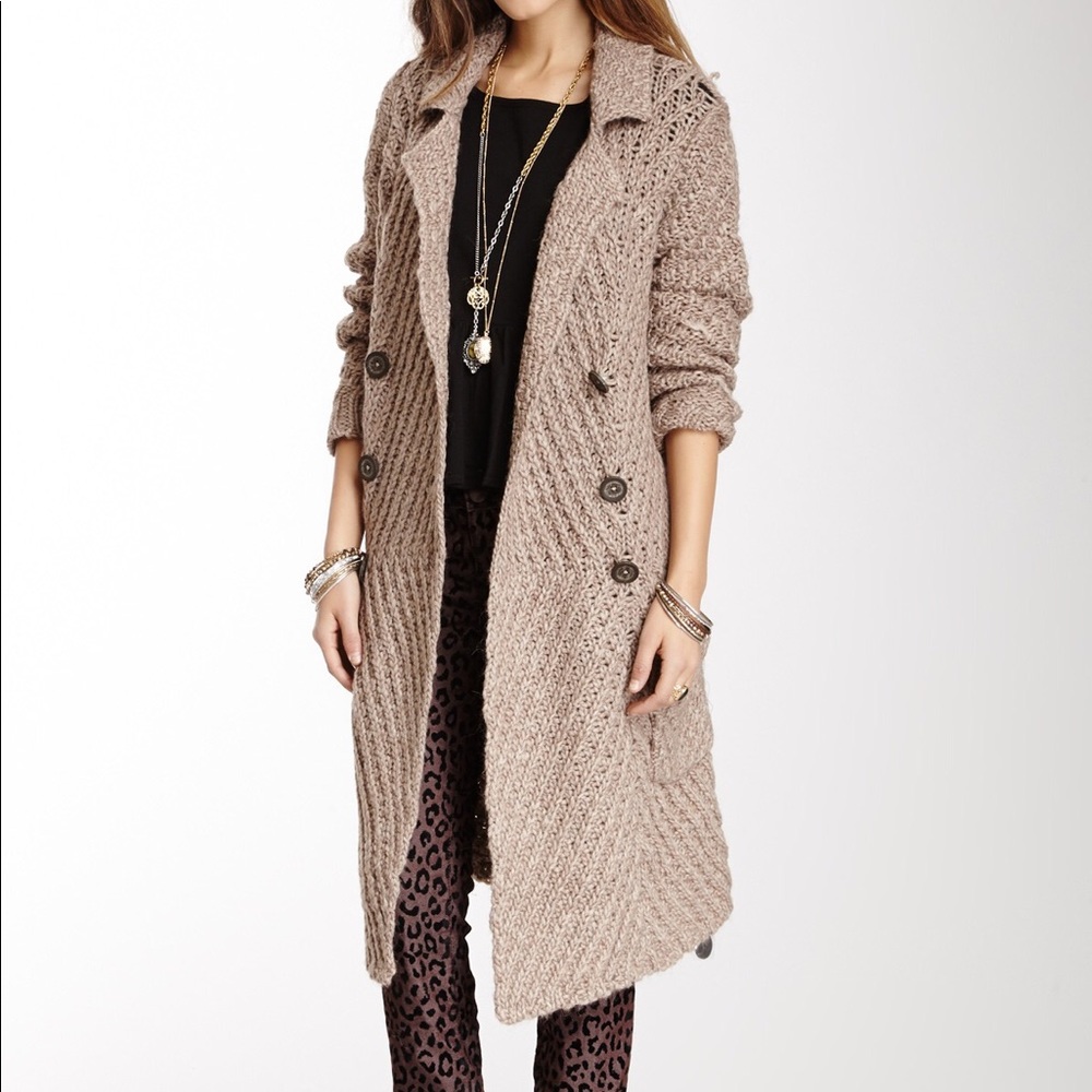 Free People Buttermilk Biscuit Sweater NWOT